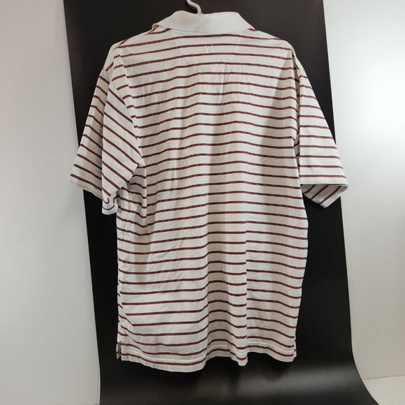 Greg Norman Mens Striped Golf Polo Shirt Size Large - Picture 6 of 14